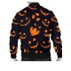 Halloween Pattern Pumpkins Bomber Jacket