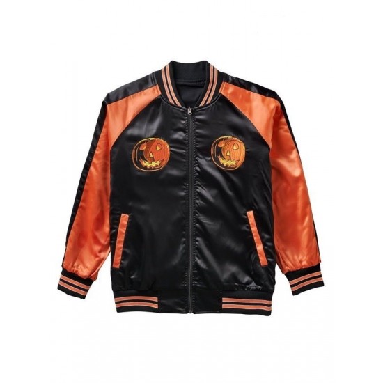 Halloween Reversible Satin Jacket