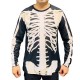 Halloween costume skeleton Polyester Unisex longsleeve shirt