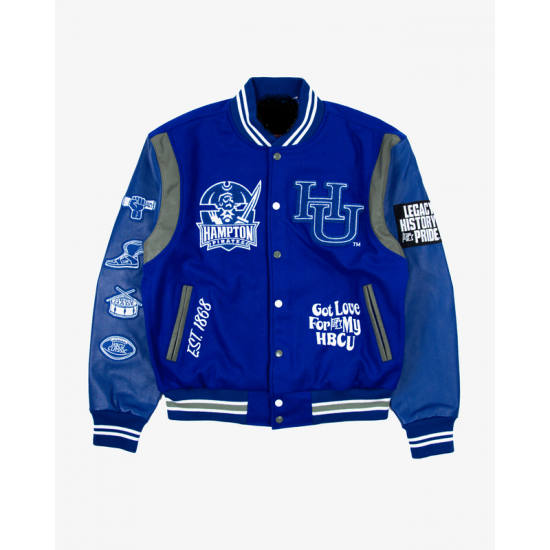 Hampton University Motto 3.0 Varsity Jacket