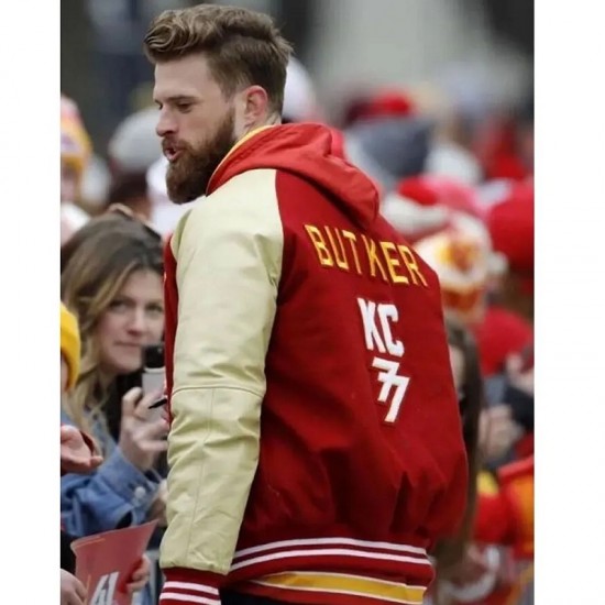 Harrison Butker Super Bowl LVII Parade Varsity Jacket