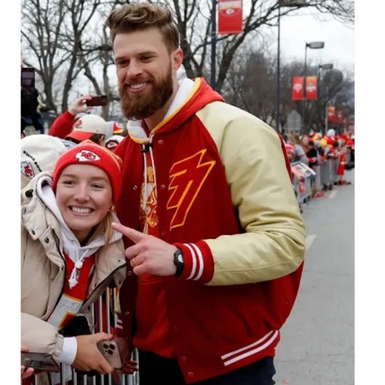 Harrison Butker Super Bowl LVII Parade Varsity Jacket