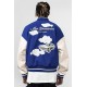 Harsh And Cruel Embroidered Clouds Varsity Jacket