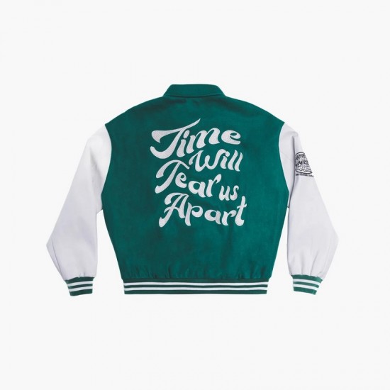 Heartbreak Hotel Tear Apart Embroidered Varsity Jacket