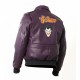 Henchman Batman Joker Goon Bomber Purple Leather Jacket