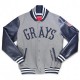 Homestead Grays Navy and Gray Varsity Jacket