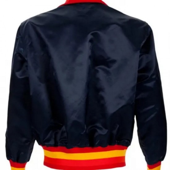 Houston Astros 1980’s Bomber Satin Jacket