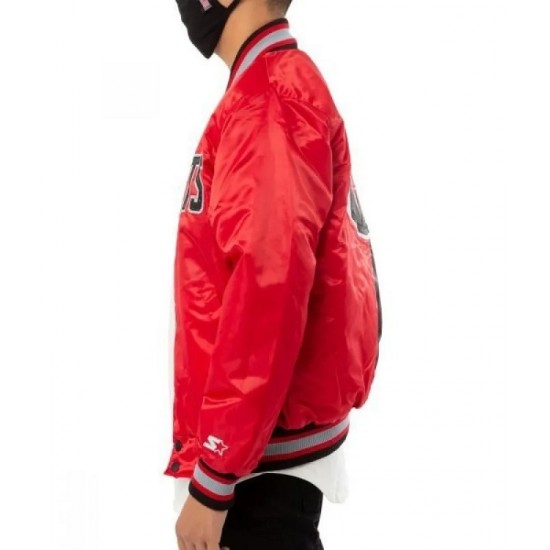 Houston Rockets Red and Black Jacket