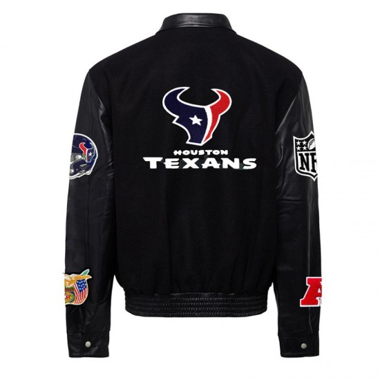 Houston Texans Black Varsity Jacket