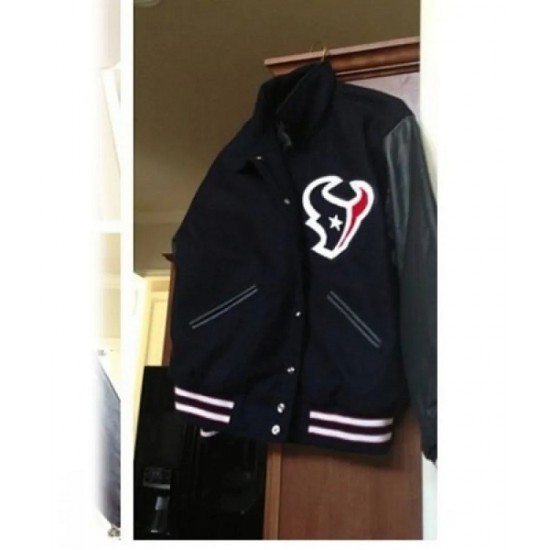 Houston Texas JJ Watt Varsity Jacket