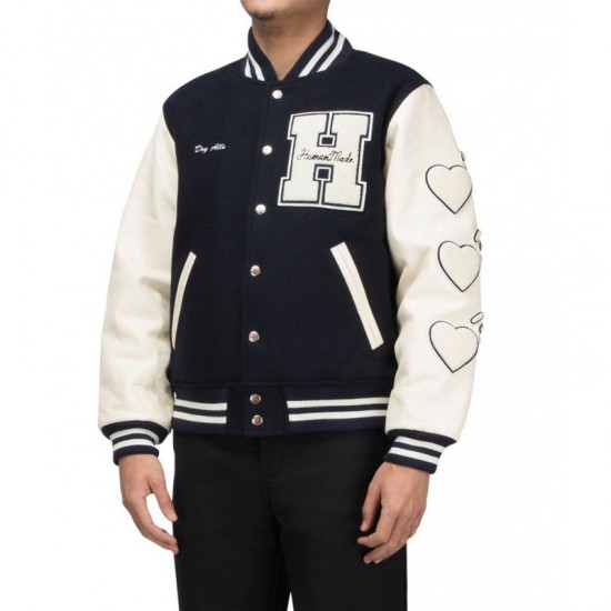 Human made patriots varsity jacket