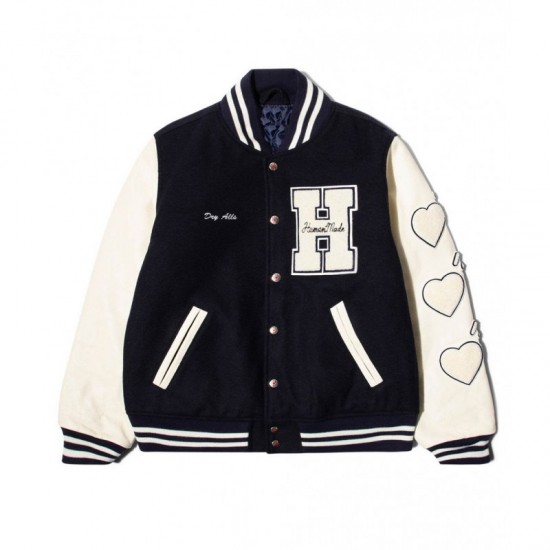 Human made patriots varsity jacket