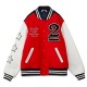 Human Made X Undercover Last Orgy 2 Red Wool Varsity Jacket