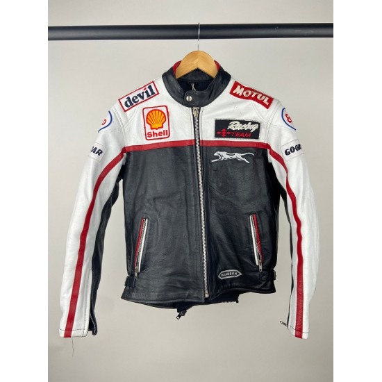 Hunter 90s Leather Motorbike Jacket