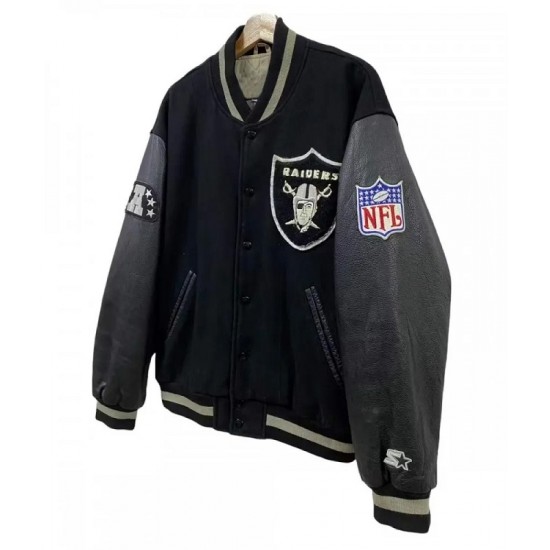 Ice Cube Los Angeles Raiders Varsity Jacket