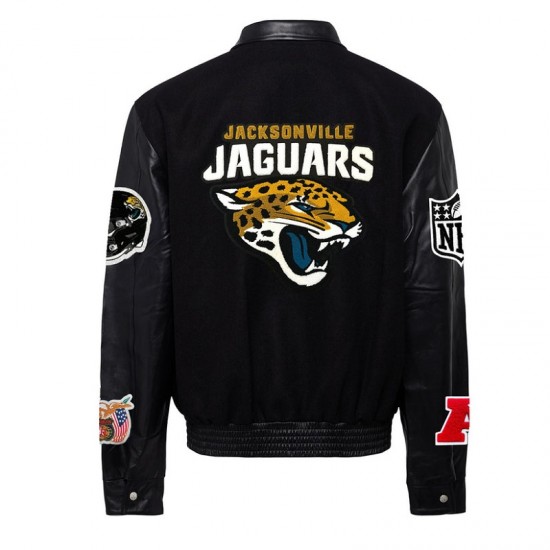 Jacksonville Jaguars Black Varsity Jacket