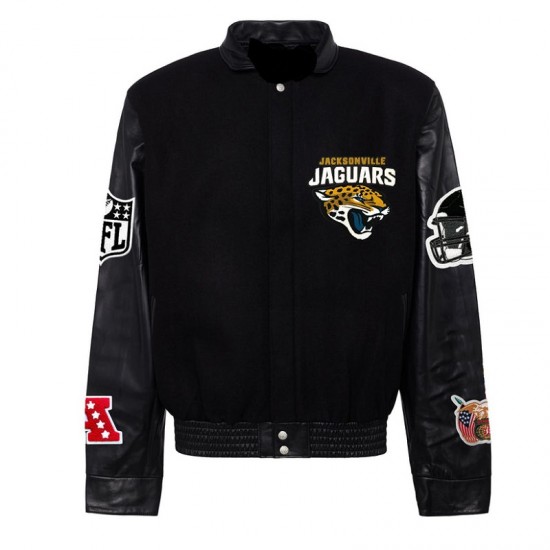 Jacksonville Jaguars Black Varsity Jacket