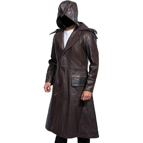 Jacob Frye Michael Fassbender Steampunk Gothic Halloween Costume Coat