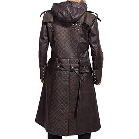 Jacob Frye Michael Fassbender Steampunk Gothic Halloween Costume Coat