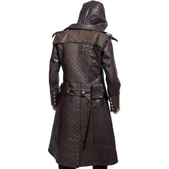 Jacob Frye Michael Fassbender Steampunk Gothic Halloween Costume Coat