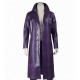 Jared Leto Joker Costume Trench Coat Suicide Squad Crocodile Coat