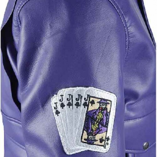 Joker Jacket – Batman Henchman Goon Purple Joker Bomber Jacket