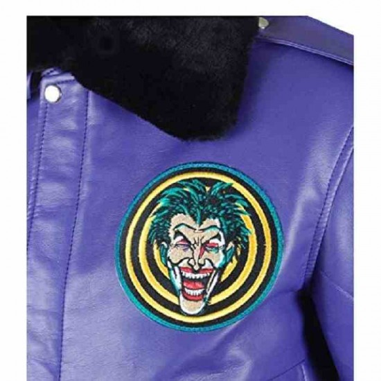 Joker Jacket – Batman Henchman Goon Purple Joker Bomber Jacket