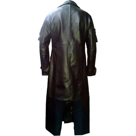 Jon Bernthal The Punisher Trench Leather Coat Cosplay Costume