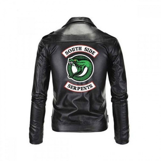 Jughead's South Side Serpents Riverdale Snake Poison Leather Jacket Motorcycle Jacket