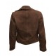 Justice Leauge Gal Gadot Brown Leather Jacket