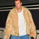 Justin Bieber Los Angeles Beige Jacket