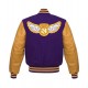 KB 24 Angel LA Lakers Varsity Purple and Yellow Jacket