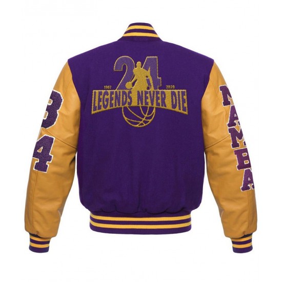 Mamba 84 Los Angeles Lakers Letterman Jacket