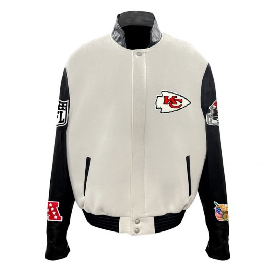 Kansas City Chiefs Biker Varsity Jacket