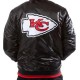 Kansas City Chiefs Black Satin Jacket