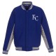 Kansas City Royals Accent Varsity Royal Wool Jacket