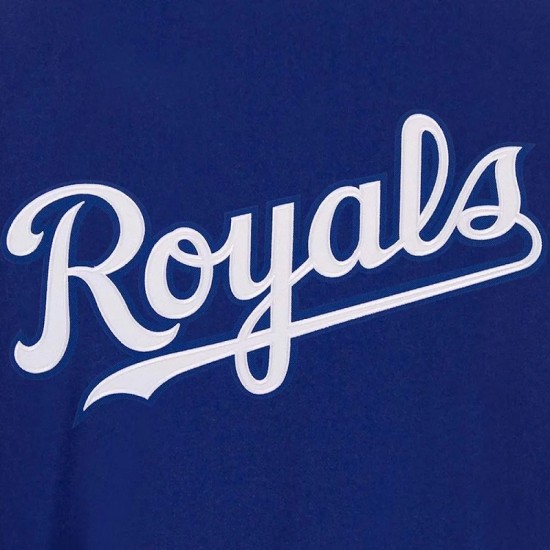 Kansas City Royals Accent Varsity Royal Wool Jacket