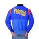 Kanye West Pastelle Blue Varsity Letterman Bomber Jacket