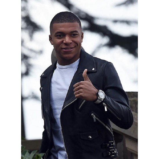 Kylian Mbappe Leather Jacket