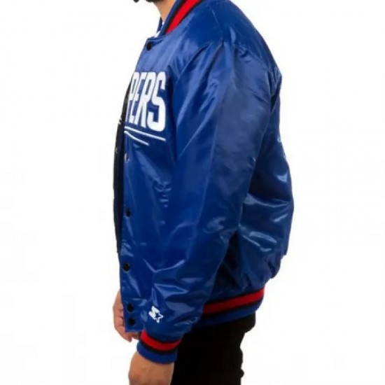 LA Clippers Starter Black Bomber Jacket