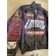 LA Lakers 2001 Back 2 Back Leather Jacket