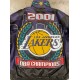 LA Lakers 2001 Back 2 Back Leather Jacket