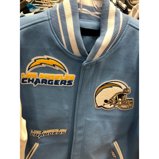 LOS ANGELES CHARGERS NFL Mash Up Mens Varsity JACKET