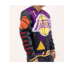 Los Angeles Lakers Black Pyramid Letterman Jacket