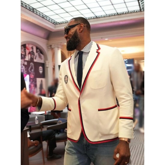 LeBron James Paris Olympics Team USA Blazer