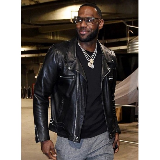 Lebron James Leather Jacket Men Celebrity Jacket