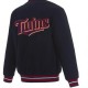 Letterman Minnesota Twins Navy Blue Wool Jacket