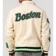 Limited Edition Boston-inspired All-Leather Varsity Jacket