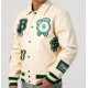 Limited Edition Boston-inspired All-Leather Varsity Jacket