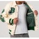 Limited Edition Boston-inspired All-Leather Varsity Jacket